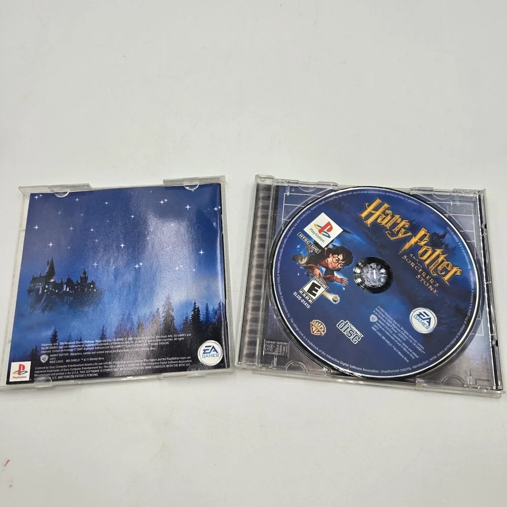 Vtg Harry Potter and the Sorcerer's Stone Sony PlayStation PS1 Complete Manual